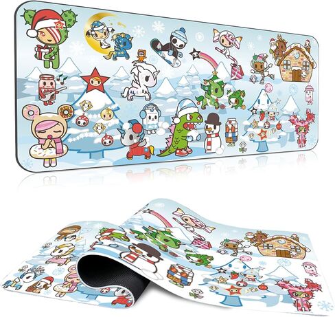 Tokidoki Unicorno Mouse Pad Large Gaming Computer Mouse Pad Extended Keyboard Desk Accessories for Office Computer Laptop（20thAnniversary 35.4 * 15.7 inch） in Saudi Arabia