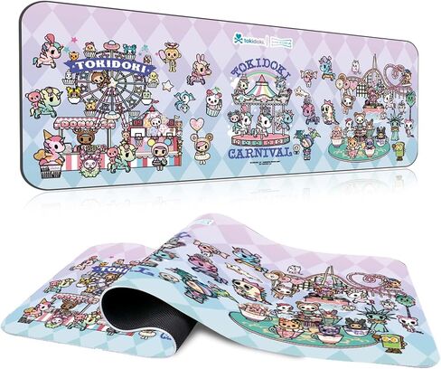 Tokidoki Unicorno Mouse Pad Large Gaming Computer Mouse Pad Extended Keyboard Desk Accessories for Office Computer Laptop（20thAnniversary 35.4 * 15.7 inch） in Saudi Arabia