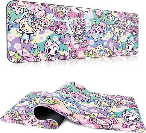 Tokidoki Unicorno Mouse Pad Large Gaming Computer Mouse Pad Extended Keyboard Desk Accessories for Office Computer Laptop（20thAnniversary 35.4 * 15.7 inch） in Kuwait