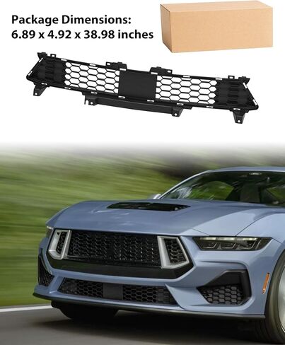 KEWISAUTO المصد الأمامي السفلي لغطاء الشبكة لـ 2024 2025 Ford Mustang S650 GT، لوحة الشبكة الأمامية السفلية لملحقات Ford Mustang GT/GT Premium 2025 2024 in Saudi Arabia