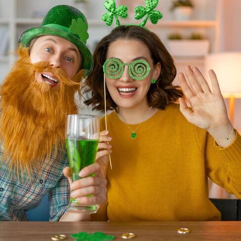 Good Luck Gifts Necklace/Earrings Jewelry for Women Trendy, Four Leaf Clover Necklace Earring Lucky Gifts for Her 4 Leaf Lucky Positivity Birthday Graduation Wedding Gifts in Kuwait