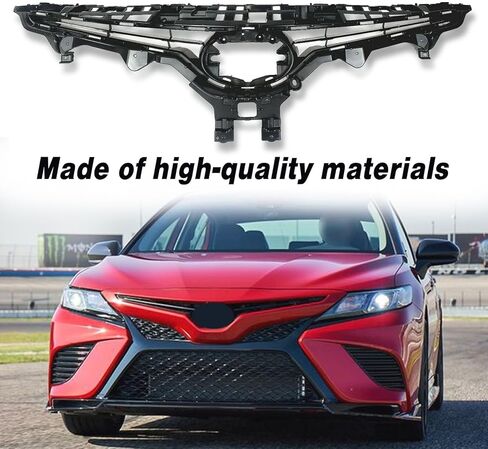 Bewild Front Bumper Grille Grill Fit for 2018 2019 2020 Toyota Camry SE XSE Front Bumper Upper Hood Grille in Saudi Arabia