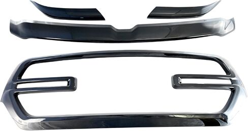 Chrome Delete Black Front Grille Overlay with Secure Adhesive Tape for 2019-2024 Ram 1500 | Easy Installation - No Tools Needed | US Patented in Kuwait