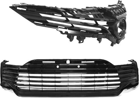 Bewild المصد الأمامي العلوي للشواية السفلية مع فتحات مناسبة لـ 2021 2022 Toyota Camry LE XLE in Saudi Arabia