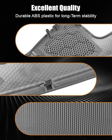 5L3Z-18979-BAA Front Door Speaker Grille Panel Cover 1 Pair Fit for Ford F150 2004 2005 2006 2007 2008 Replace 5L3Z-18978-BAA, with Rocker board in Saudi Arabia