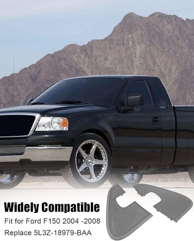 5L3Z-18979-BAA Front Door Speaker Grille Panel Cover 1 Pair Fit for Ford F150 2004 2005 2006 2007 2008 Replace 5L3Z-18978-BAA, with Rocker board in Saudi Arabia