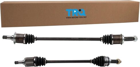 TRQ Rear Driver and Passenger Side CV Axle Assembly Set 2 Piece Compatible with 2007-2008 Honda CR-V 4 Wheel Drive US Built Models (1st VIN Digit 1) in Saudi Arabia