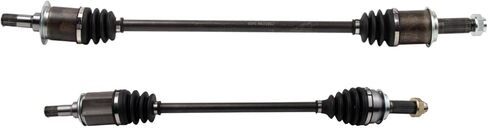 TRQ Rear Driver and Passenger Side CV Axle Assembly Set 2 Piece Compatible with 2007-2008 Honda CR-V 4 Wheel Drive US Built Models (1st VIN Digit 1) in Saudi Arabia