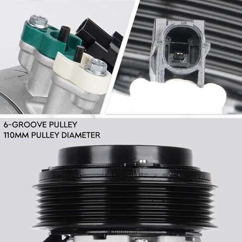 New AC Air Condition Compressor with Clutch for 2014-2018 for Mazda 3 2.0L 2.5L, 2014-2018 for Mazda 3 Sport 2.0L 2.5L, 2014-2020 for Mazda CX-5 2.5L, 2014-2019 for CX-5 2.0L in Saudi Arabia
