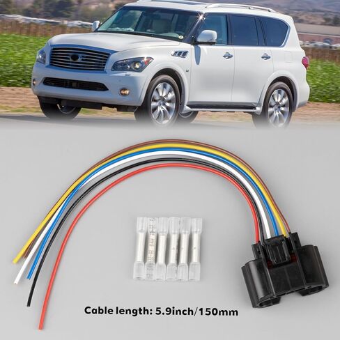 Mass Air Flow MAF Sensor Connector Plug Wire Harness Fit for Nissan Infinity Suzuki 2003-2014 22680-7S000 in Saudi Arabia