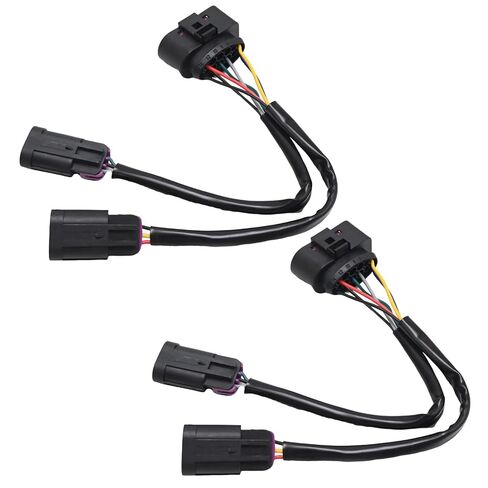 2 Pack Projector Headlight Conversion Harness Replacement for Dodge Ram Truck 2009-2018, for Ram Truck 2009-2018 Conversion Quad Housing to Projector Headlight Wiring Harnesses in Saudi Arabia