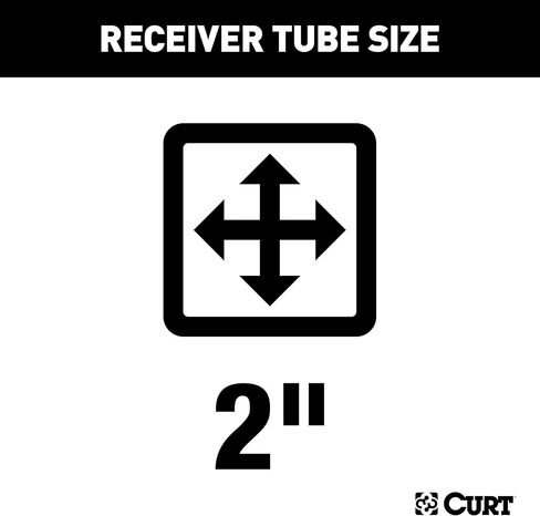 CURT 14061 Class 4 Trailer Hitch, 2-Inch Receiver, Fits Select Chevrolet Silverado, GMC Sierra 2500, 3500 HD in Saudi Arabia