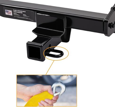 Class 3 Trailer Hitch with 2-Inch Receiver, Fits 2020–2025 Kia Telluride & Hyundai Palisade | 5,000 lbs GTW / 750 lbs TW | 6,000 lbs WD Capacity | Heavy-Duty Carbon Steel, Modular Bolt-On in Kuwait