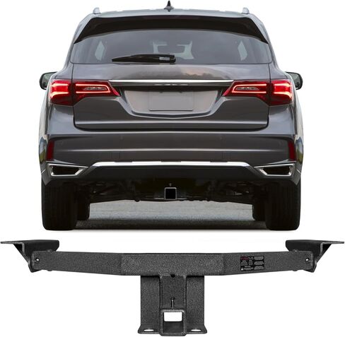 GNG 2" Hitch Receiver Compatible with 2014-2020 Acura MDX / 2016-2022 Honda Pilot Receiver, Steel Black Textured, Trailer Hitch in Kuwait