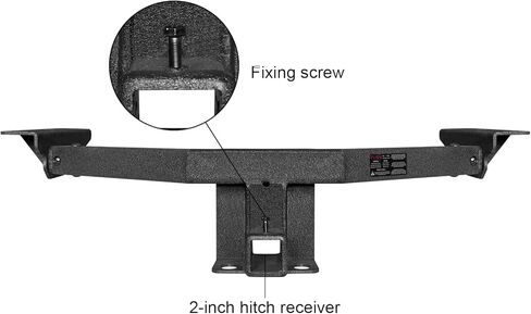 GNG 2" Hitch Receiver Compatible with 2014-2020 Acura MDX / 2016-2022 Honda Pilot Receiver, Steel Black Textured, Trailer Hitch in Kuwait