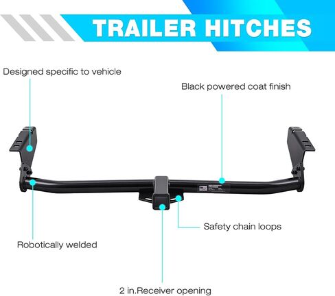 وصلة مقطورة من الفئة 3 مقاس 2 بوصة مناسبة لسيارة Toyota Sienna 2004-2020 وصلة سحب in Kuwait