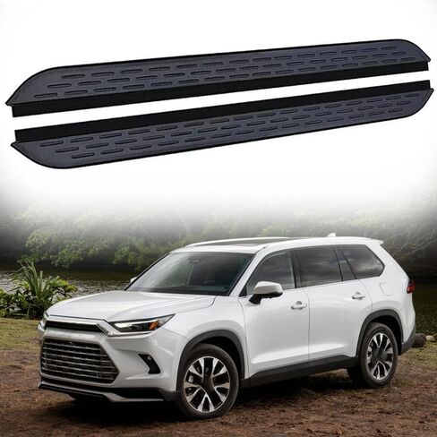2Pcs Running Board Side Step Pedals Nerf Bar Fits for Toyota Grand Highlander 2024 2025 2026（with Bracket） in Saudi Arabia