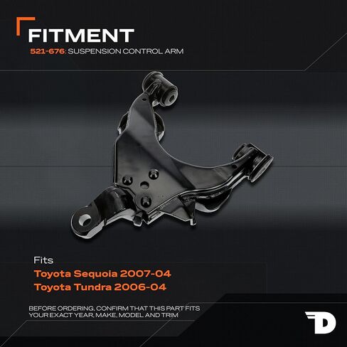 Dorman 521-676 Front Passenger Side Lower Suspension Control Arm Compatible with Select Toyota Models in Saudi Arabia
