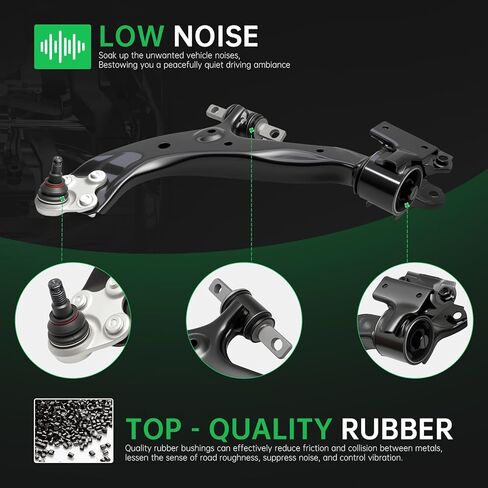 AUQDD 2Pc Suspension Front Lower Control Arm and Ball Joint Assembly Compatible With 2015 2016 Ho-nda CR-V (Replace # K622943 K622942 51360T1WA55 51350T1WA55 51350T1WA53 102-8305 102-8306) in Saudi Arabia