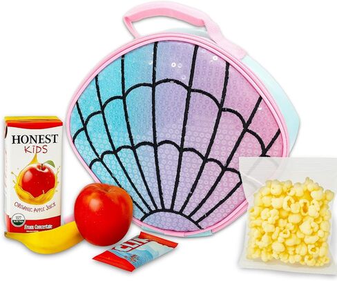 Disney The Little Mermaid Backpack and Lunch Box - Bundle with 16" Ariel Backpack, Lunch Bag, Pencil Holder, Water Bottle, Stickers, More | Little Mermaid School Bag for Girls Set in Saudi Arabia