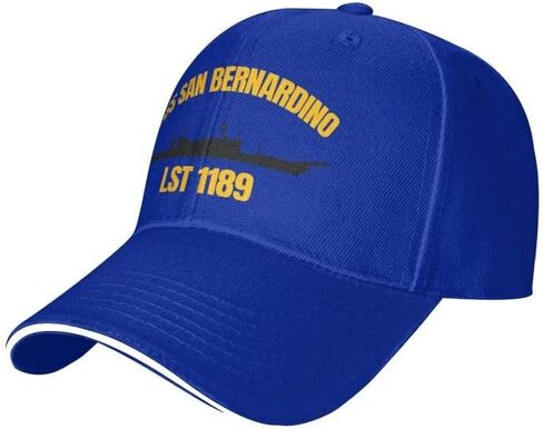 USS San Bernardino Lst 1189 Flag Baseball Caps-Denim Hats Cowboy Knit hat Fisherman's hat in Saudi Arabia