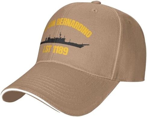 USS San Bernardino Lst 1189 Flag Baseball Caps-Denim Hats Cowboy Knit hat Fisherman's hat in Saudi Arabia