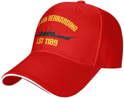 USS San Bernardino Lst 1189 Flag Baseball Caps-Denim Hats Cowboy Knit hat Fisherman's hat in Saudi Arabia
