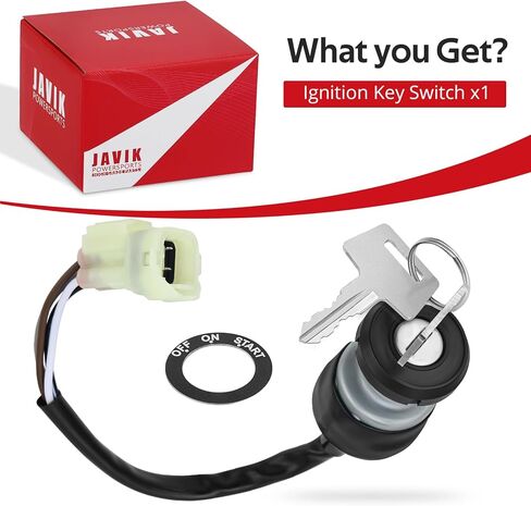 JAVIK Ignition Key Switch for Kawasaki PRO-MX KAF700 EPS KAF700 EPS Camo KAF700 EPS LE KAF700 2019 2020 2021 2022 2023 2024 OEM# 27005-Y006 in Saudi Arabia