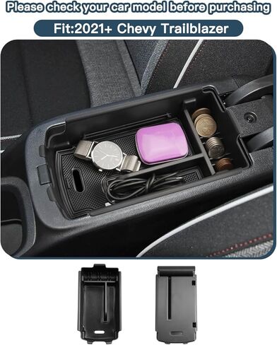 Ruiya 2026 Envista منظم وحدة التحكم المركزية لعام 2026 Buick Envista Accessories ABS مسند الذراع منظم وحدة التحكم متوافق مع 2024 2025 2026 Buick Envista المفضل/Sport Touring/Avenir in Saudi Arabia