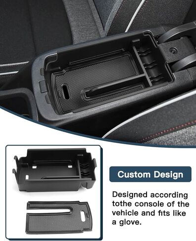 Ruiya 2026 Envista منظم وحدة التحكم المركزية لعام 2026 Buick Envista Accessories ABS مسند الذراع منظم وحدة التحكم متوافق مع 2024 2025 2026 Buick Envista المفضل/Sport Touring/Avenir in Saudi Arabia