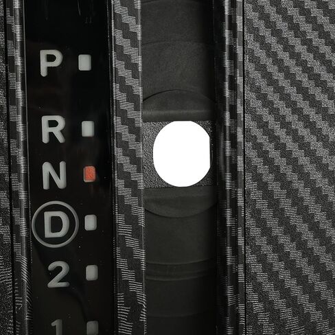 Automatic Floor Shift Indicator Bezel 55315059AC Fit for Jeep Wrangler TJ 1997-2006 Carbon Fiber Pattern Auto Transmission Gear Shifter Cover Trim Replace 55115570 55115571 55115570AB in Saudi Arabia