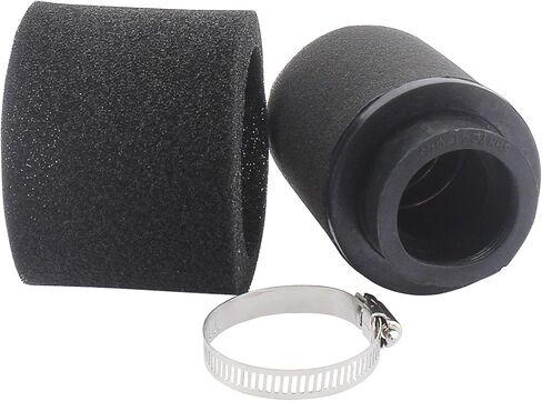 2Pcs Universal 41mm 42mm 43mm Black Double Foam Pod Performance Filter for 50cc - 90cc 110cc 125cc ATV Quad Scooter Go Kart Moped Pit Dirt Super Bike in Saudi Arabia