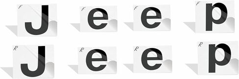 Reflective Concepts - 2015-2023 Jeep Renegade - Jeep Front and Rear Emblem Overlay Decal Stickers - (Color: Purple) in Saudi Arabia