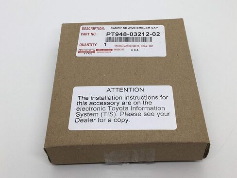 مجموعة تراكب الشعار الأسود الأصلي لسيارة Toyota 2020-2024 Camry SE AWD All Wheel Drive in Kuwait