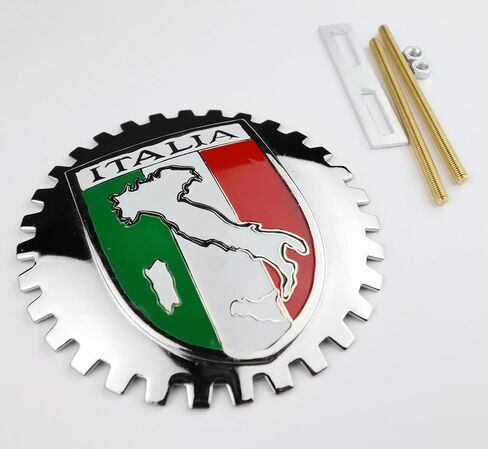 Italia Italian Italy Country Grill Badge Emblem for Trucks and Cars in Saudi Arabia