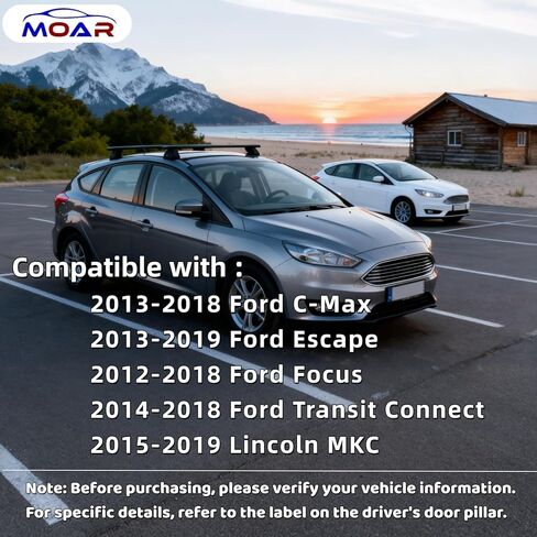 MOAR لـ 2012-2018 Ford Focus 2013-2018 Escape C-Max 2014-2018 Transit Connect 2015-2019 Lincoln MKC مجموعة نهاية قضيب الربط الخارجي الأمامي 2 قطعة يسار ويمين ES800955 ES800954 in Saudi Arabia