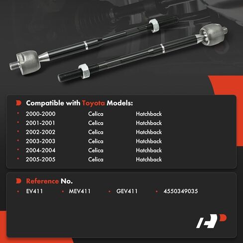 A-Premium 2 x Front Inner Tie Rod Ends, Compatible with Toyota Celica 2000-2005, Hatchback in Saudi Arabia