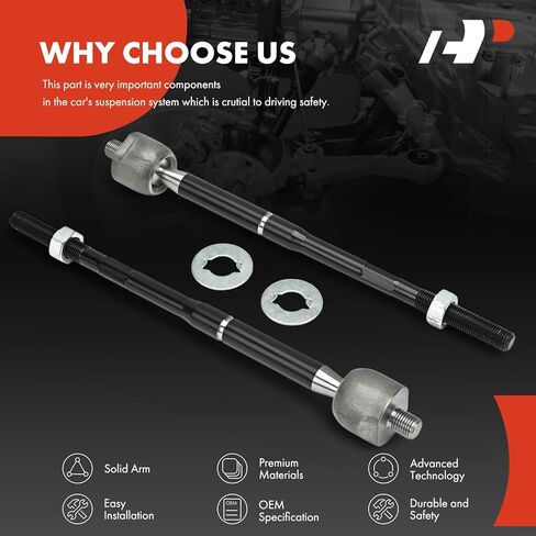 A-Premium 2 x Front Inner Tie Rod Ends, Compatible with Toyota Celica 2000-2005, Hatchback in Saudi Arabia
