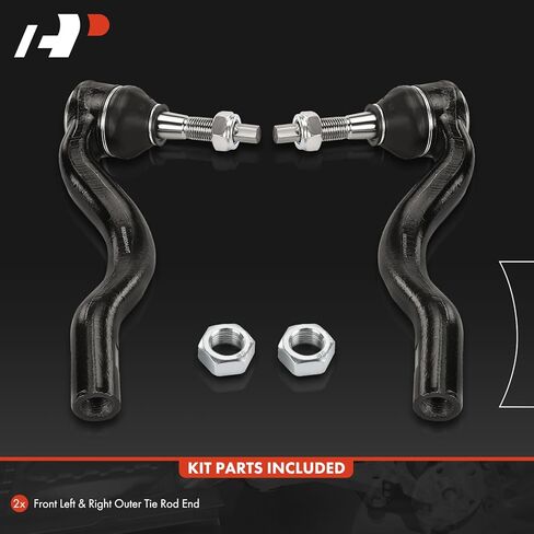 A-Premium 2 x Front Outer Tie Rod Ends, Compatible with Jeep WK2 Series Grand Cherokee 2016-2021 & Dodge Durango 2016-2023 in Saudi Arabia