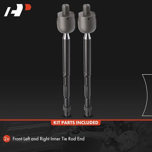 A-Premium 2 x Front Inner Tie Rod Ends, Compatible with Toyota Yaris 2004-2005, Echo 2000-2005, with Manual steering in Saudi Arabia