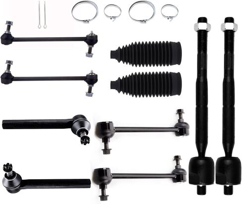 New 10PC Front Inner Outer Tie Rod End & Boot Sway Bar Link for 2004-2007 for Toyota for Highlander 2007-2009 for Lexus RX350 2004-2006 for Lexus RX330 in Kuwait