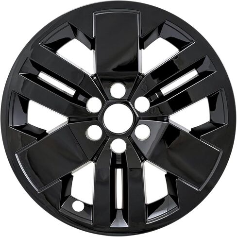 CCI Impostor ® Wheel Skins IMP529BLK, 17 Inch, 6 Spokes, Painted, Gloss Black, ABS Plastic, Fits Over and Into OEM Wheel, Set of 4, Fits 2025-2026 Nissan Frontier SV Model in Kuwait