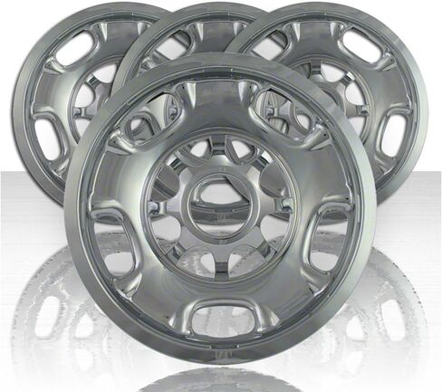 Upgrade Your Auto Set of Four 17" Chrome Wheel Skin Covers for Chevy Silverado 2500 HD 2011-2025 in Kuwait
