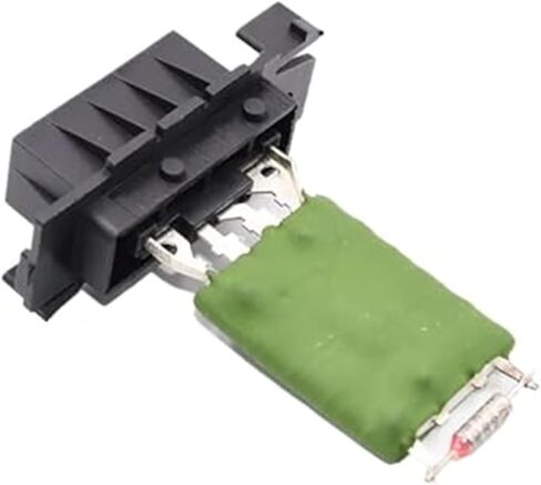 Car Heater Blower Fan Resistor with Wiring Harness for Vauxhall Corsa D/Mk3 for Fiat Punto Evo Qubo 55702407 13248240 Car Blower Heater Damper(Black Resistor) in Saudi Arabia