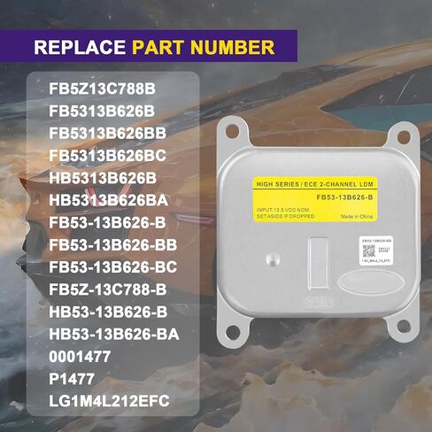 FB5Z13C788B LED Headlight Module Compatible with Ford Explorer 2.3L 3.5L 2016 2017 2018 2019 Replace FB53-13B626-B FB5Z-13C788-B in Kuwait