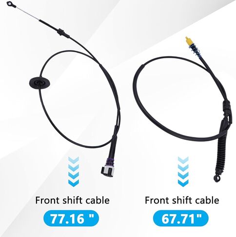 12477640 Automatic Transmission Gear Shifter Cable Replacement Compatible with 1999-2007 Chevrolet Silverado GMC Sierra 1500 2500 3500 Classic in Saudi Arabia