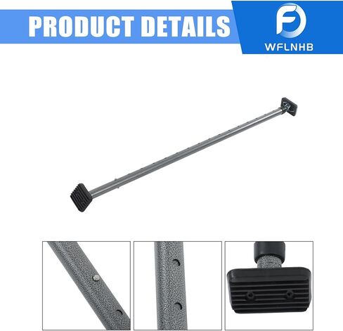 WFLNHB Cargo Bar,Adjustable 40 to 73, Heavy-Duty Steel Cargo Stabilizer Bar with 220 lbs Capacity Replacement for Truck Load Bar Stop Sliding for Pickup Truck Bed in Saudi Arabia