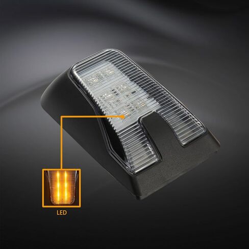 LED الجانب ماركر مؤشر ضوئي مصباح يناسب فولفو VNL 2018-up 6LED 12 فولت ضوء العنبر 20895320 in Saudi Arabia