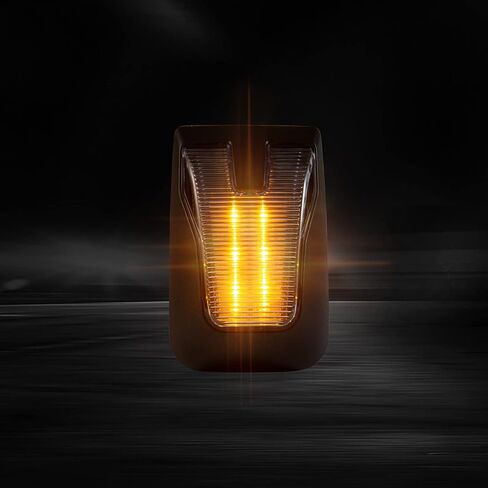 LED الجانب ماركر مؤشر ضوئي مصباح يناسب فولفو VNL 2018-up 6LED 12 فولت ضوء العنبر 20895320 in Saudi Arabia