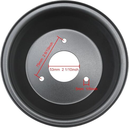 7" ATV Wheel Rim 3-Hole Compatible with Taotao 110CC 125CC ATV & Go-Kart GK110 ATK125A, Fits 16x8-7 Tire in Kuwait